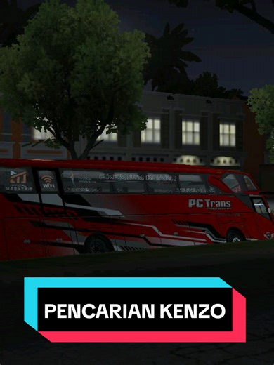 BUSSID HORROR PART 9 PENCARIAN KENZO YANG HILANG, KENZO KECELAKAAN#creatorsearchinsights #bussid #fyp #basuri #horror