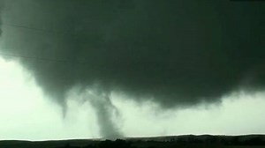 A breathtaking look at a tornado near Salina, Kansas, from storm chaser Ben McMillan. Police say no one was hurt. | The Weather Channel