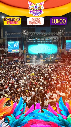 ✨ Guaranda se prepara para brillar ✨ Invitamos a propios y extraños a disfrutar de la fiesta más grande del Ecuador, el carnaval de Guaranda 2026, nuestra ciudad se vive en sus calles, en su gente y en cada detalle que cuidamos para ti. 💙🎉 🗓️ Revisa las fechas, arma tu plan y ven a celebrar con nosotros. ¡Te esperamos! 🙌🎉 #Guaranda #GuarandaVive #FiestasGuaranda #AgendaCultural #TodosInvitados #Turismo #TurismoEcuador #Cultura #Tradición | Municipio de Guaranda