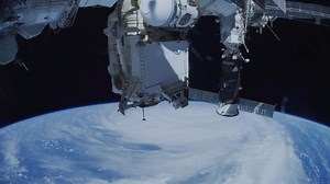 Earth said: cue the main character storm arc. 🌪️ In this timelapse, a hurricane formed and spun as the International Space Station glided above. Especially during hurricane season, NASA - National Aeronautics and Space Administration provides data, science, and visuals of storms to support preparedness and response. #WorldViewWednesday | NASA's Johnson Space Center