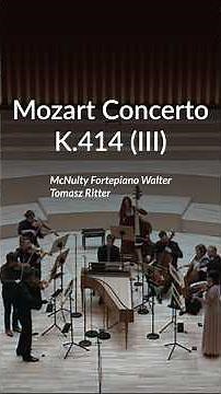 🎹Mozart Concerto No. 12, K.414 - Allegretto (Part 2) on McNulty Fortepiano Walter by Tomasz Ritter