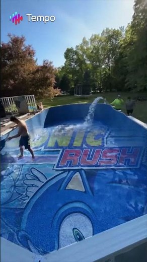 Surprise Pool Of Sonic Rush #tempoapps #shorts