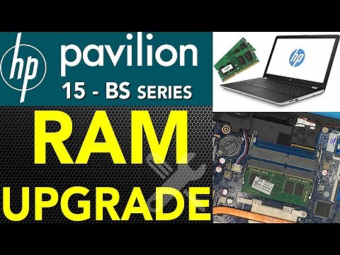 HP Pavilion 15 BS 📢 RAM UPGRADE