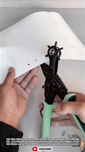 Manual Hole Punching Tool: Effortless & Precise Perforating