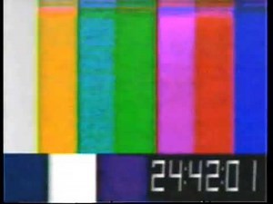 VHS Test Pattern 1982