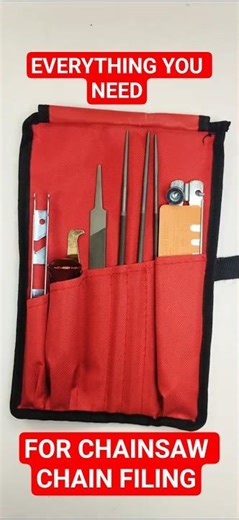 Why Didn’t I Get One of These Sooner?! Chainsaw File Kit #ChainsawHack #Chainsaw #Arborist #DIYTools