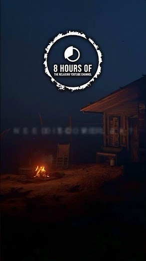 Creepy Old Cabin Ambience | Windy Landscape Wind Sound Effect and Bonfire Sound Effect for Sleep