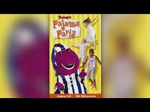 Barney Home Video: Barney's Pajama Party