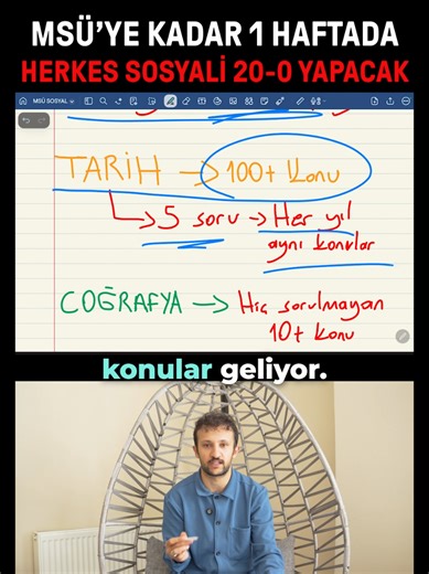 YKS Sosyal Bilgiler Çalışma Programı