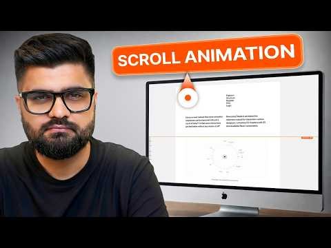 Recreated This Insane Scroll Animation | Manu Arora