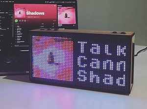 TICKER: LED matrix widgets via WiFi with a PocketBeagle