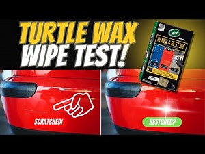 Turtle Wax Renew & Restore Wipes: Do They Actually Work on Scratches?