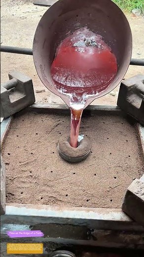 Pouring Fire into Sand: How Molten Aluminum Becomes a Tool