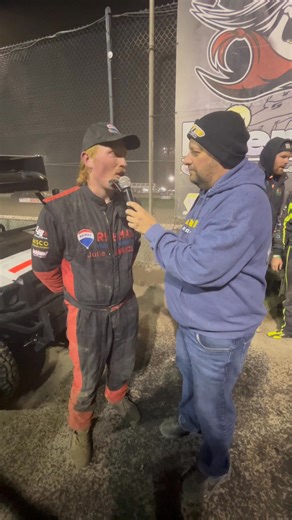 Empire Super Sprints Dutch Hoag Memorial P2 finisher Josh Hansen. | Outlaw Speedway