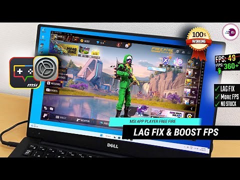 FREE FIRE No LAG, MSI Emulator Best Settings For Low End PC | BOOST FPS & Improve Performance.