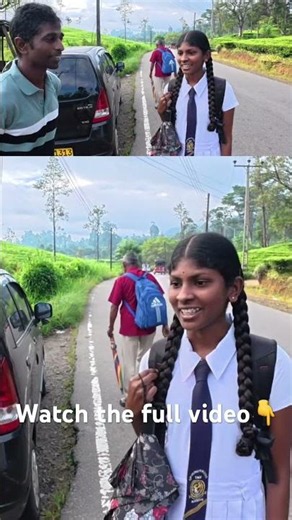 I interacted with a Sri Lankan school student. #srilanka #travel #bogawantalawa #camping