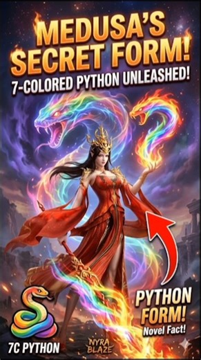 Medusa's Secret Form: 7-Colored Python ki Takat! 🔥 | #XiaoYan #AnimeHindi