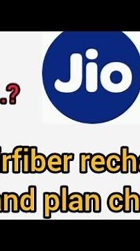 Jio Airfiber: How to Jio Airfiber recharge and ott plan change | Jio plan #jioairfiber
