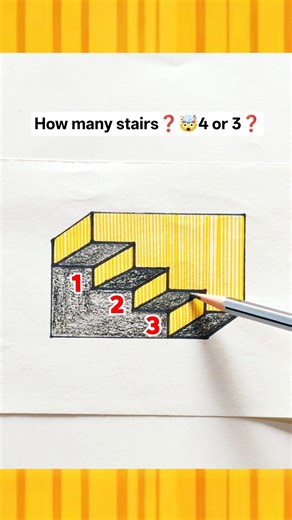 How many stairs❓🤯4 or 3❓#youtubeshorts #trending