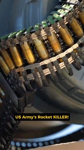 🦅🇺🇸 C-RAM's 4500 RPM Fury: Rocket Slayer in Action! #MilitaryTech #usarmy #usnavy #youtubeshorts