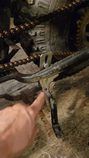 Mini Bike Chain tensioner fix#mini bike