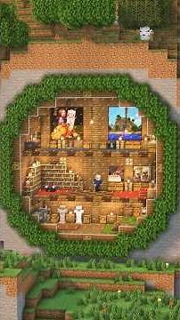 Circle Mountain Base in Minecraft