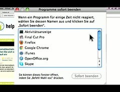 Beim Mac das Programm-Beenden erzwingen - so geht's