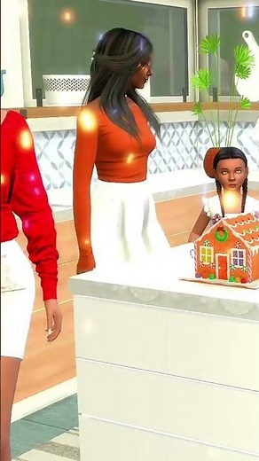 Make a Gingerbread House in The Sims 4! Gingerbread House Custom recipe on Patreon #sims4 #ts4