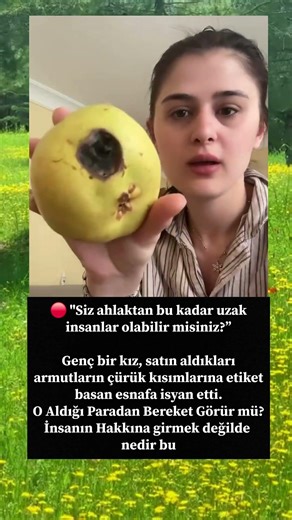 Sattığı Çürük Armutları etiketle kapatan esnaf😔 #dinivideolar #islam #islamicvideo #allah