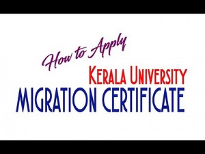 How to apply Kerala University Migration Certificate
