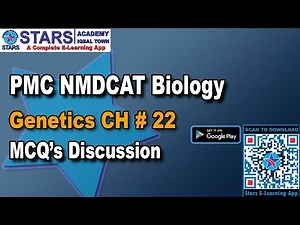 Genetics Chapters MCQS For PMC NMDCAT Preparation | ‪@StarsAcademyLahore1‬