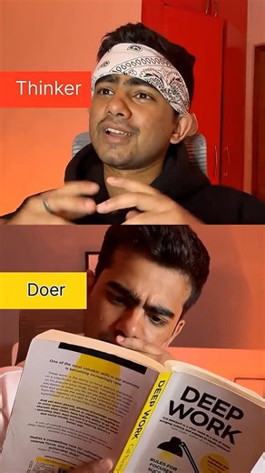 Thinker🧠 vs Doer🏃 #shorts