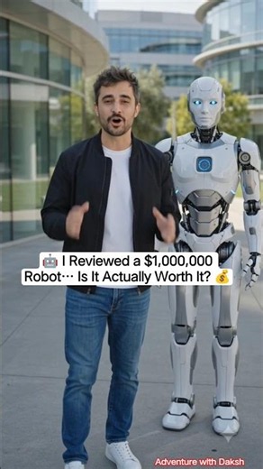🤖 I Reviewed a $1,000,000 Robot… Is It Actually Worth It? 💰 #RobotReview #AI #HumanoidRobot #Future
