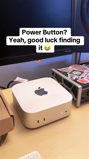 Finding the Power Button on Mac Mini