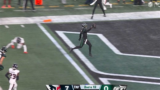 Highlight | Garrett Wilson One-Handed 21-Yard Touchdown from Aaron Rodgers