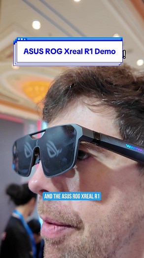 Wasn't expecting this collab between Xreal and Asus on the new ROG Xreal R1 AR Glasses, but I'm glad they're here 🔥 not only are they easily the best AR specs for gaming with a 240Hz refresh rate and 57-degree field of view, but they're fully curated for gaming and happen to look as cool as AR glasses can these days! Unfortunately no information on pricing yet, which can absolutely be a deal-breaker. You can bet I'll be keeping an eye out 👀 #arglasses #asusrog #xreal #tomsguidetoces #ces2026