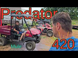 Predator swapped Kawasaki Mule. Working out the issues on a Predator 420 UTV.