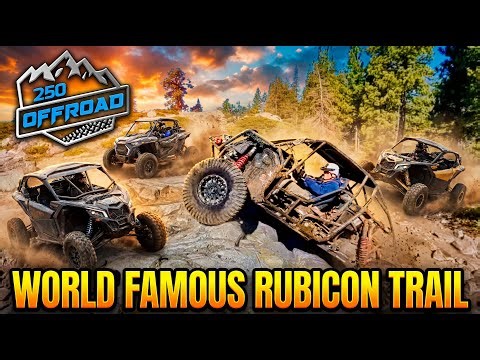 We Chased Sasquatch Across the World-Famous Rubicon Trail | UTV Adventure!!