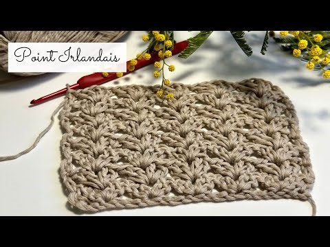 Point au crochet facile pour débutant ✨ Idéal pull cardigan plaid 🧶