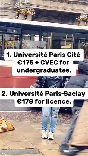 List of some Public universities in France 🇫🇷 that are cheap!!! Some are €175 CVEC | Lisa Agu
