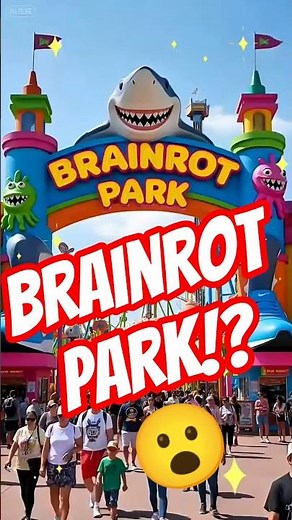 BRAINROT PARK? #brainrot #shorts #omg #brainrotmemes