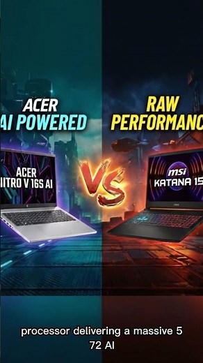 2026 Laptop Showdown Acer Nitro V 16S AI RTX 5060 vs MSI Katana 15 RTX 5070