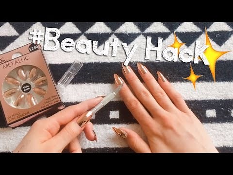 QUICKEST way to remove nail glue from fingers!