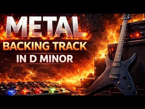 Metal Backing Track in D Minor | Guitar Jam