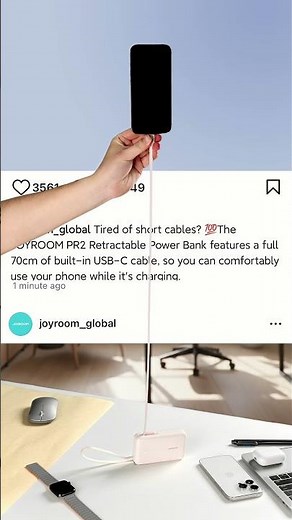 JOYROOM PR2 Retractable Power Bank