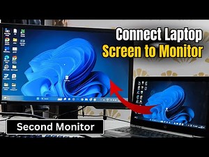 How to Connect Laptop Screen to Monitor with HDMI (Dual Monitor)