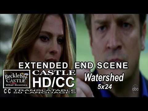 Castle 5x24 Castle Proposes To Beckett Ending Extended "Watershed" End Beckett Castle Proposal