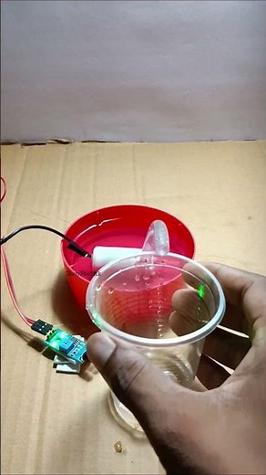 Automatic water tap using IR sensor #tech #project #science