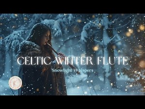 Celtic Winter Flute ❄️ – Snowlight Whispers | Peaceful Celtic Music in a Quiet Forest
