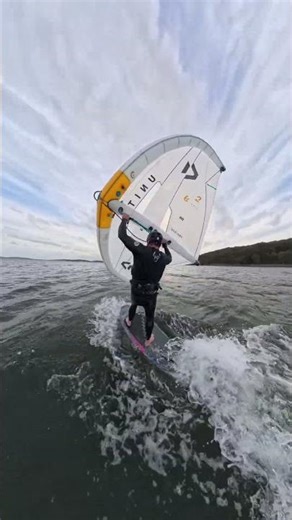 Wing Foil - Light wind, 100kg rider and 85L board pump onto foil